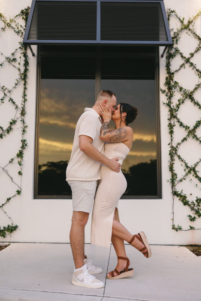 engagement photos naples fl at Limon Rooftop bar and hotel