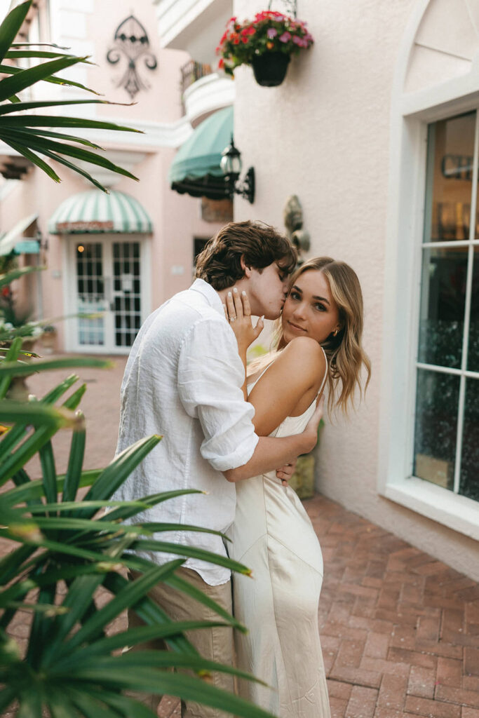 engagement photos in naples fl​ at 5th Avenue South