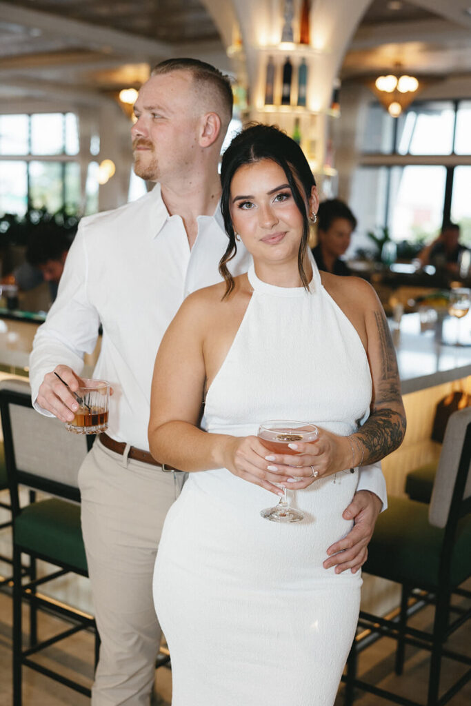 engagement photos naples fl at Limon Rooftop bar and hotel