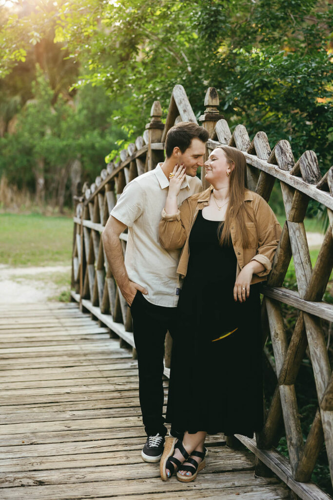 engagement photos naples florida at Koreshan state park