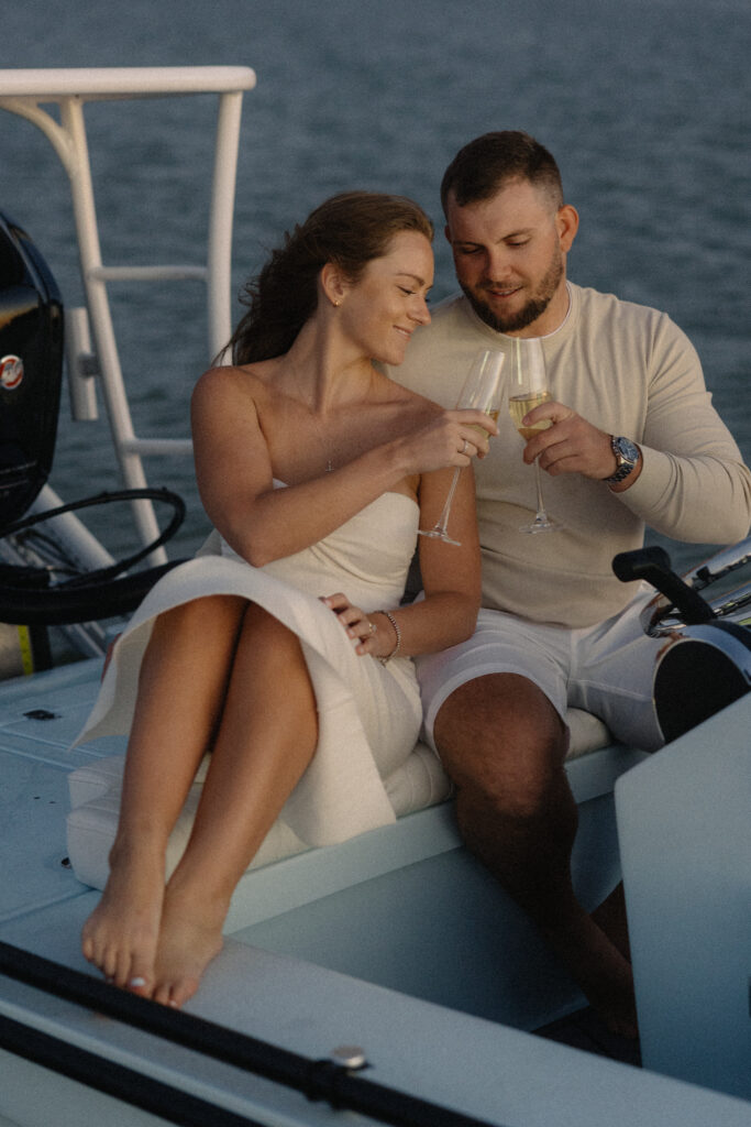 Naples florida engagement photos at Little Hickory Beach