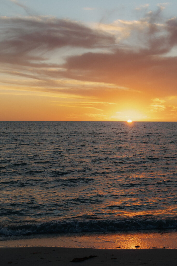 naples florida beach sunset