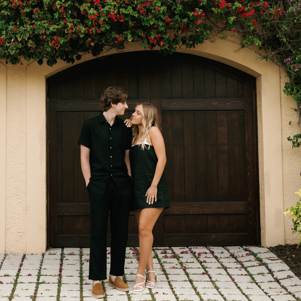 Downtown naples florida engagement session