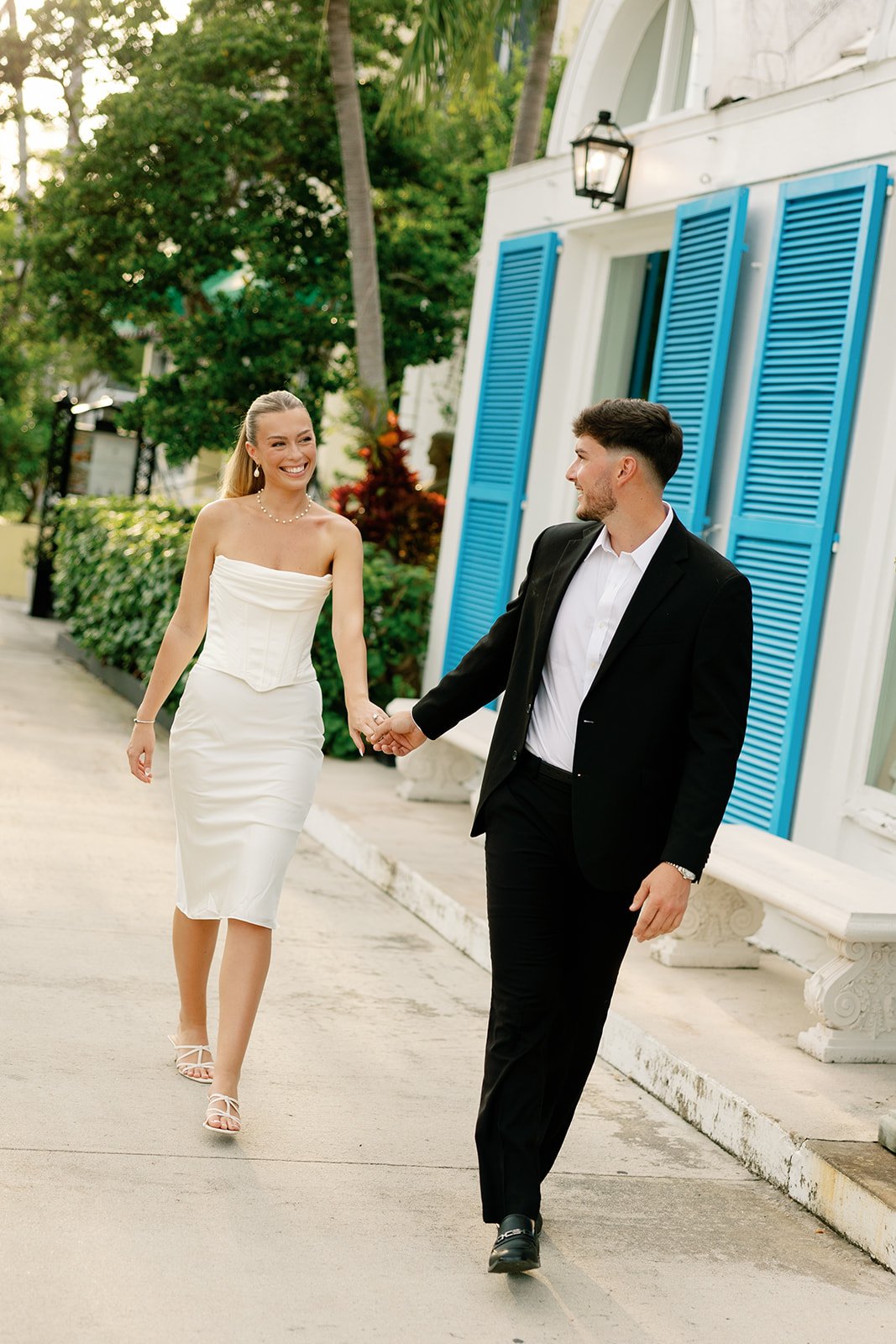 What to do in Southwest Florida | An engagement session in the downtown district of fort myers