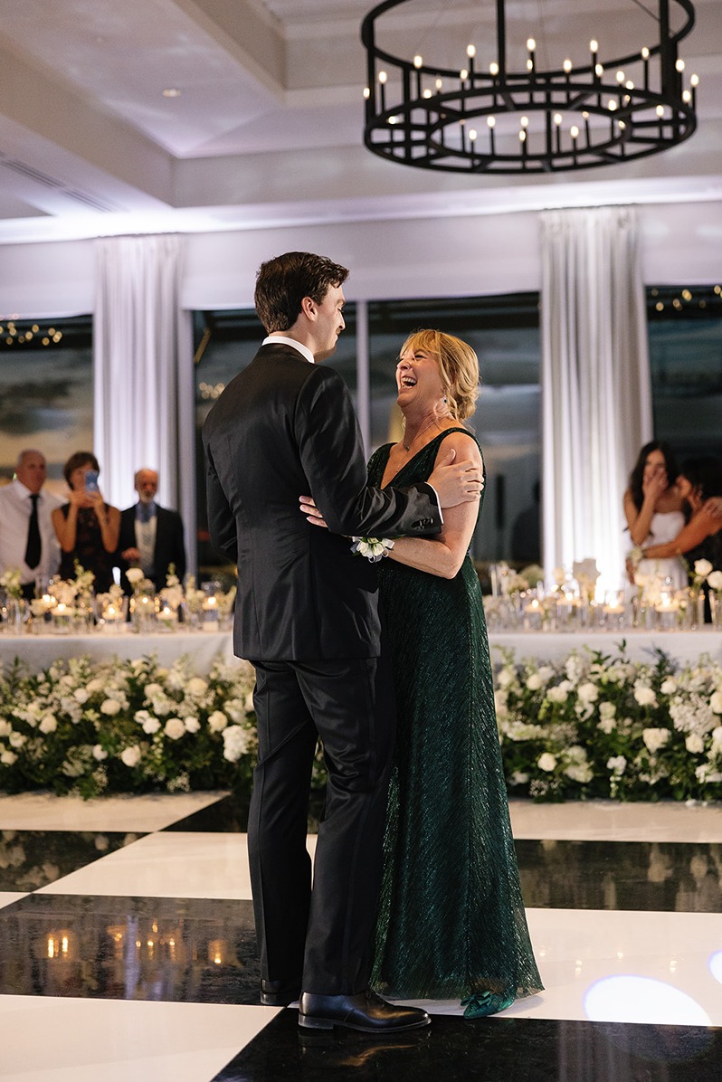 the mother son dance at the hideaway beach club