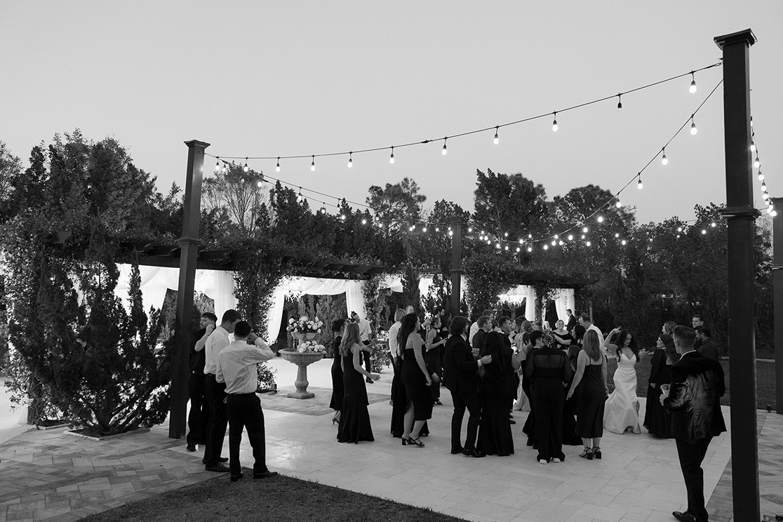 the reception party at la casa toscana a south florida wedding venue