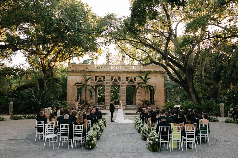 a south florida wedding at vizcaya