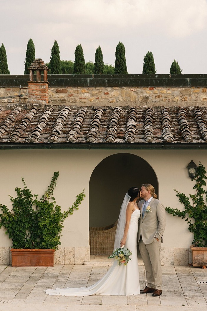 a bride and groom at one of the top wedding destinations in italy