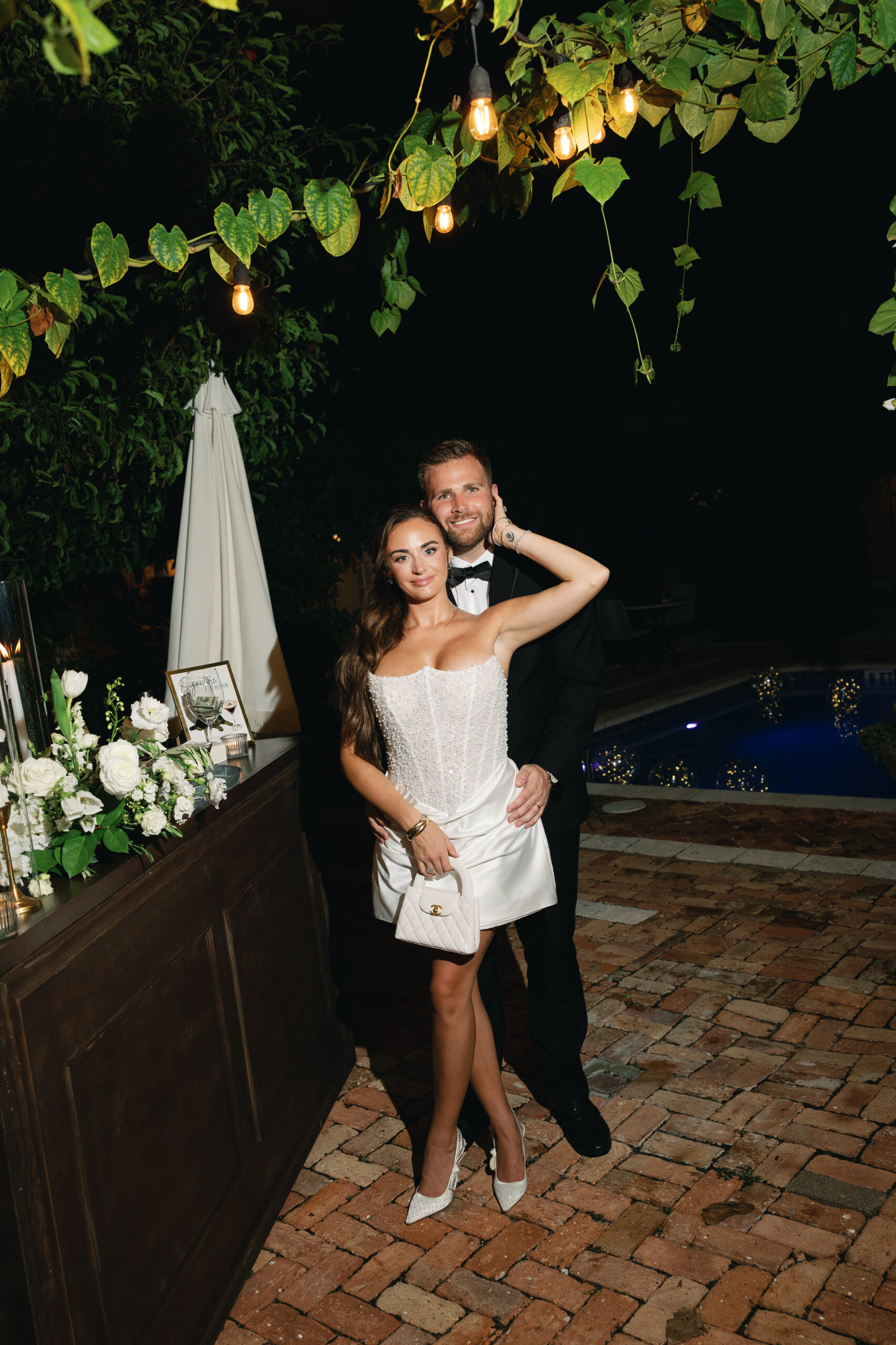 couples portrait at hotel escalante a naples florida wedding venue