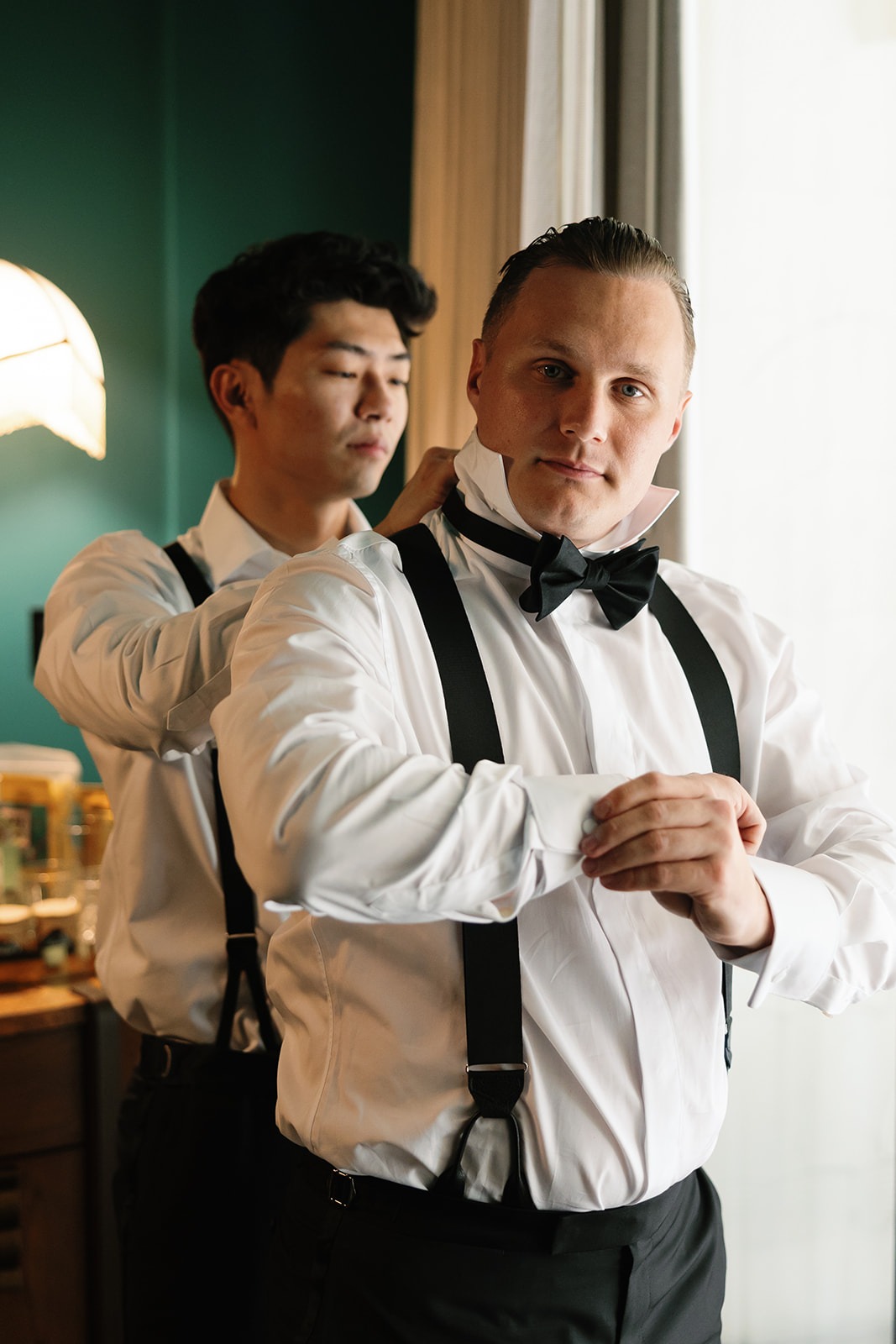 vizcaya gardens miami wedding getting ready photo