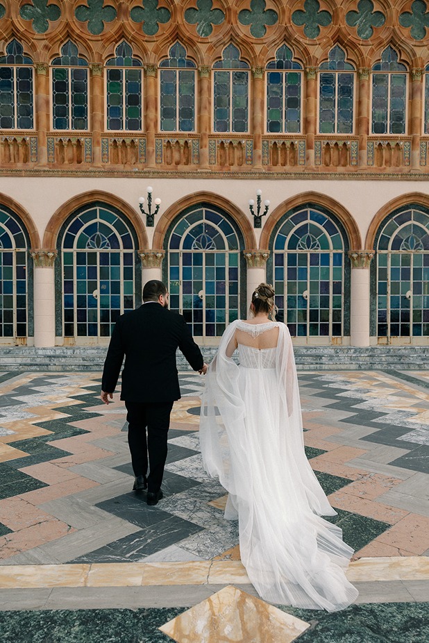 a bride and groom at one of the best wedding venues in sarasota fl