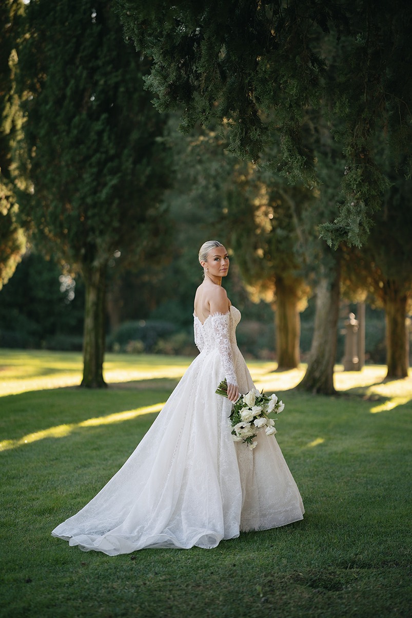 a bride who learned how much does it cost to get married in Italy before she had her Italian wedding
