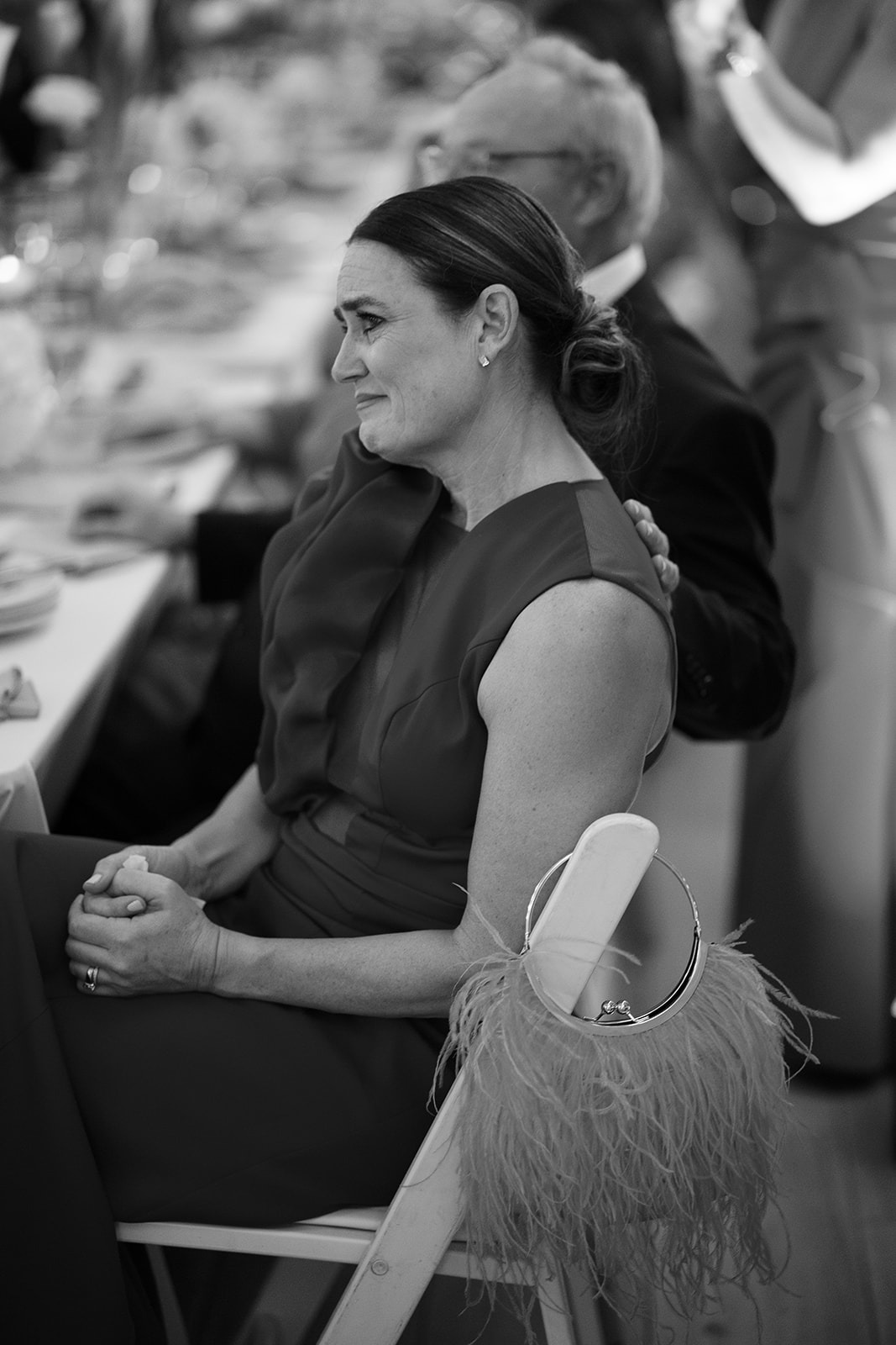 a tearful guest at a shangri la bonita springs wedding