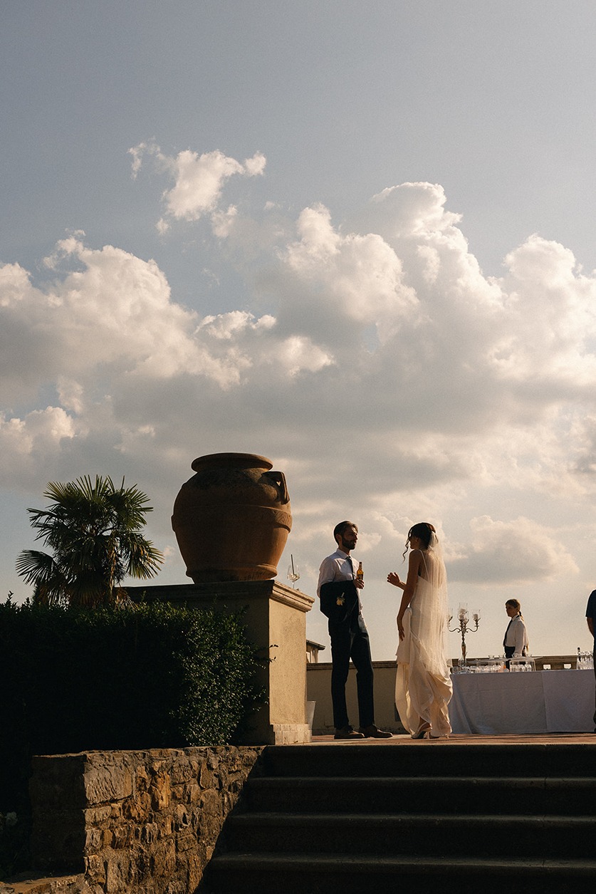 a photo of the bride and groom captured by one of the ​top wedding photographers in italy