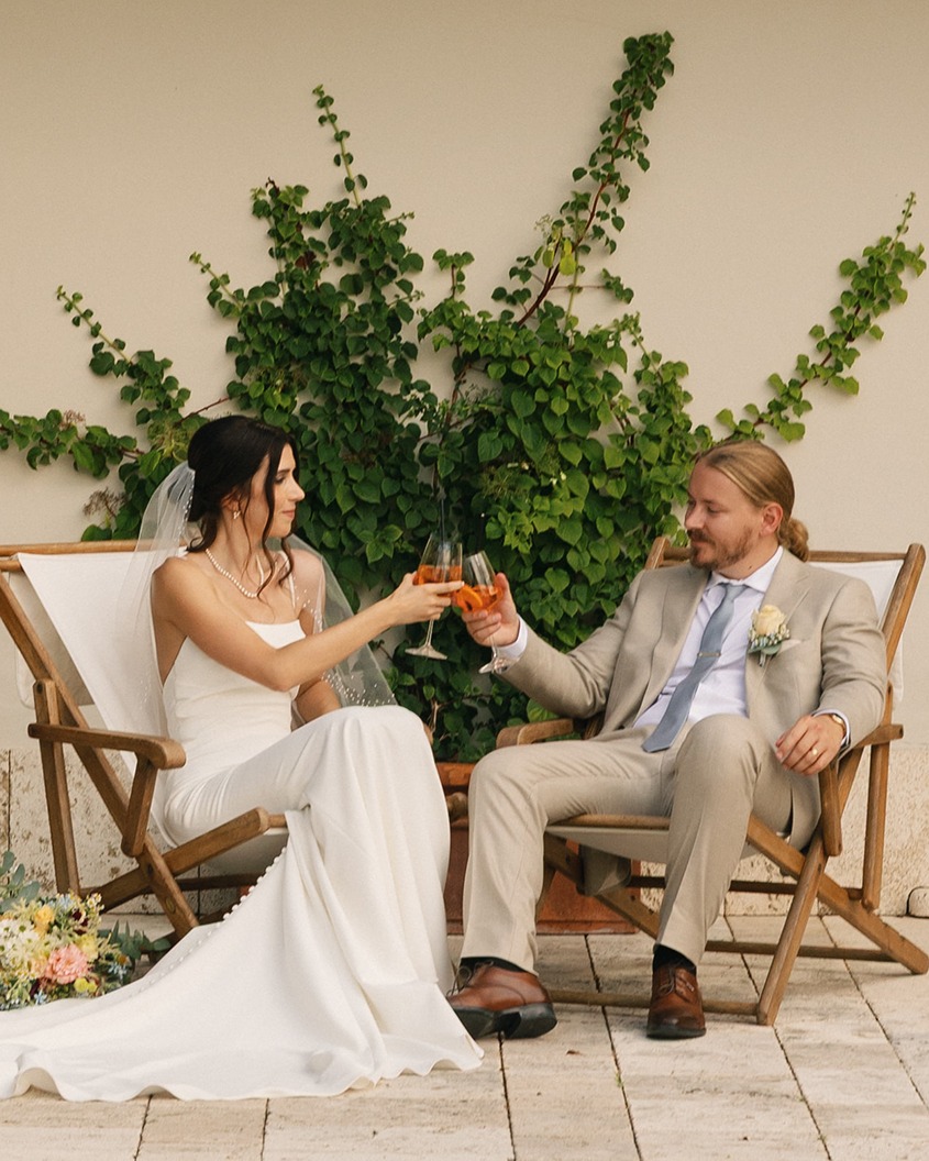 a photo of the bride and groom captured by one of the ​top wedding photographers in italy