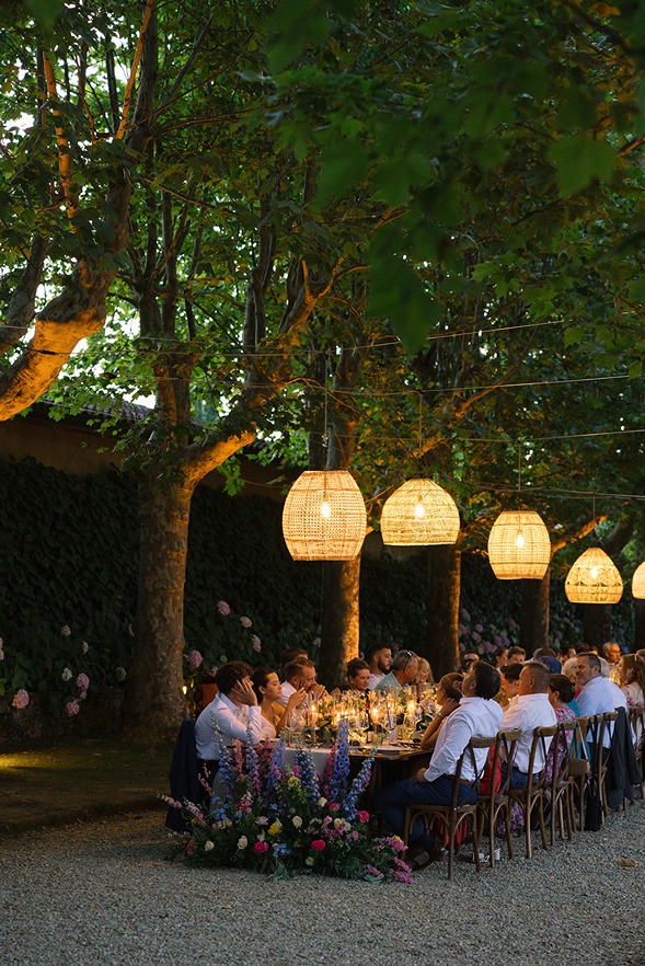 the reception captured by ​wedding photographers in italy