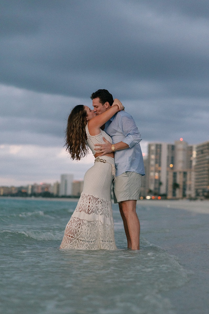 beach photography marco island couples love after a rain storm