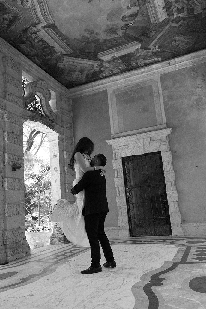 vizcaya museum photos of the couple dancing