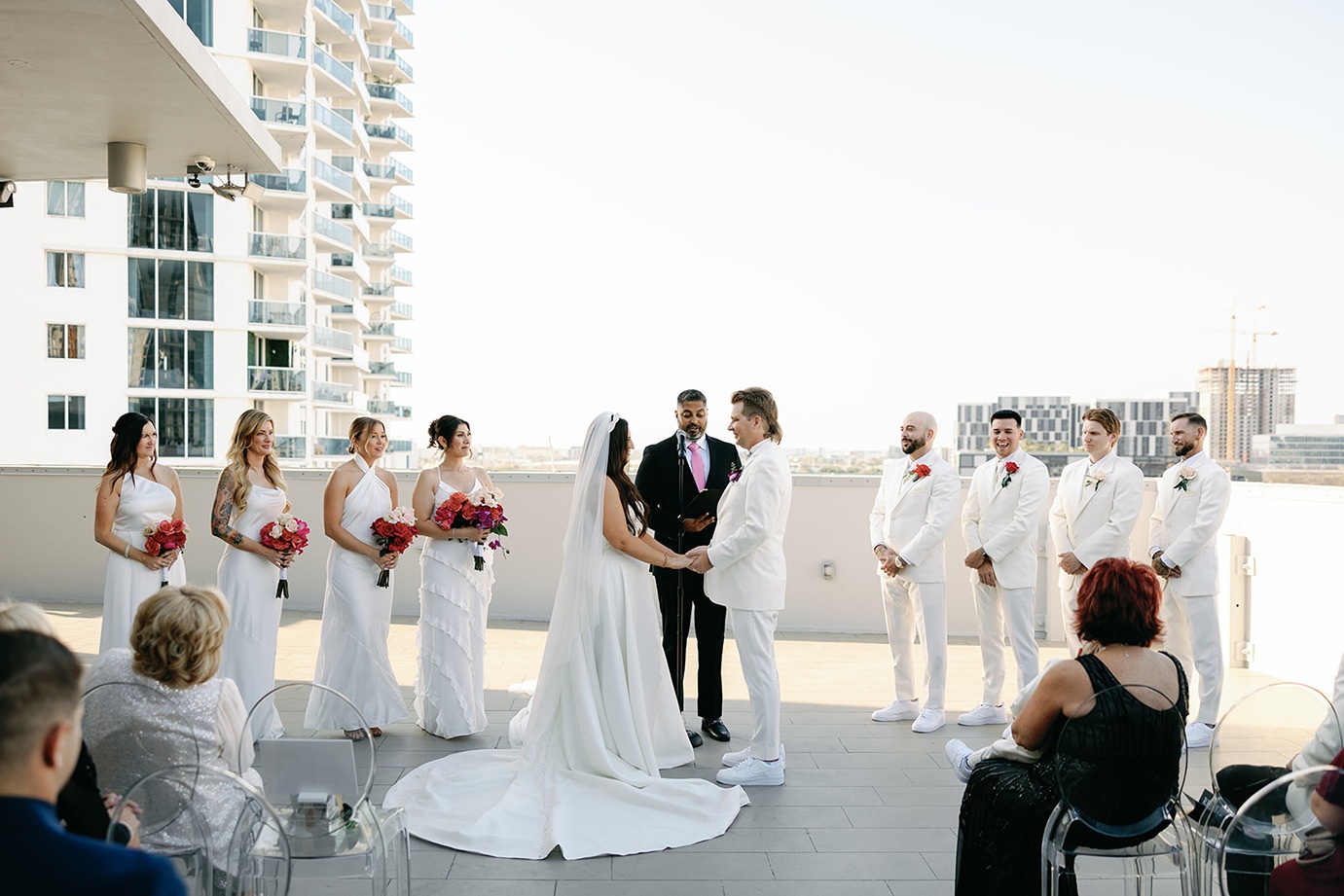 a couple ​getting married in miami florida