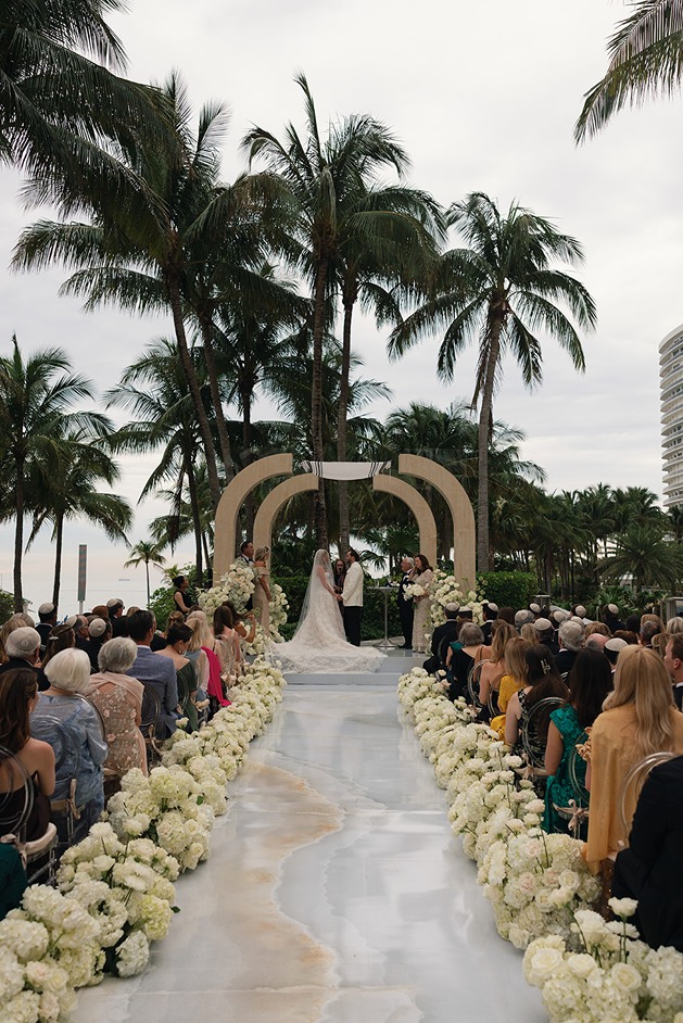 photos from a miami beach wedding reception venues​