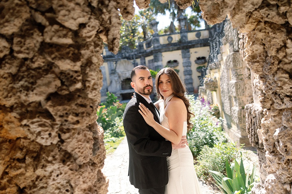 a couple who learned how to get married in miami