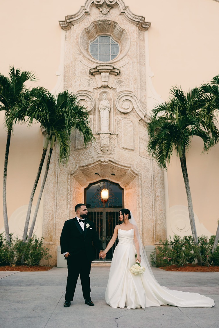 photos at one of the best wedding venues in miami florida