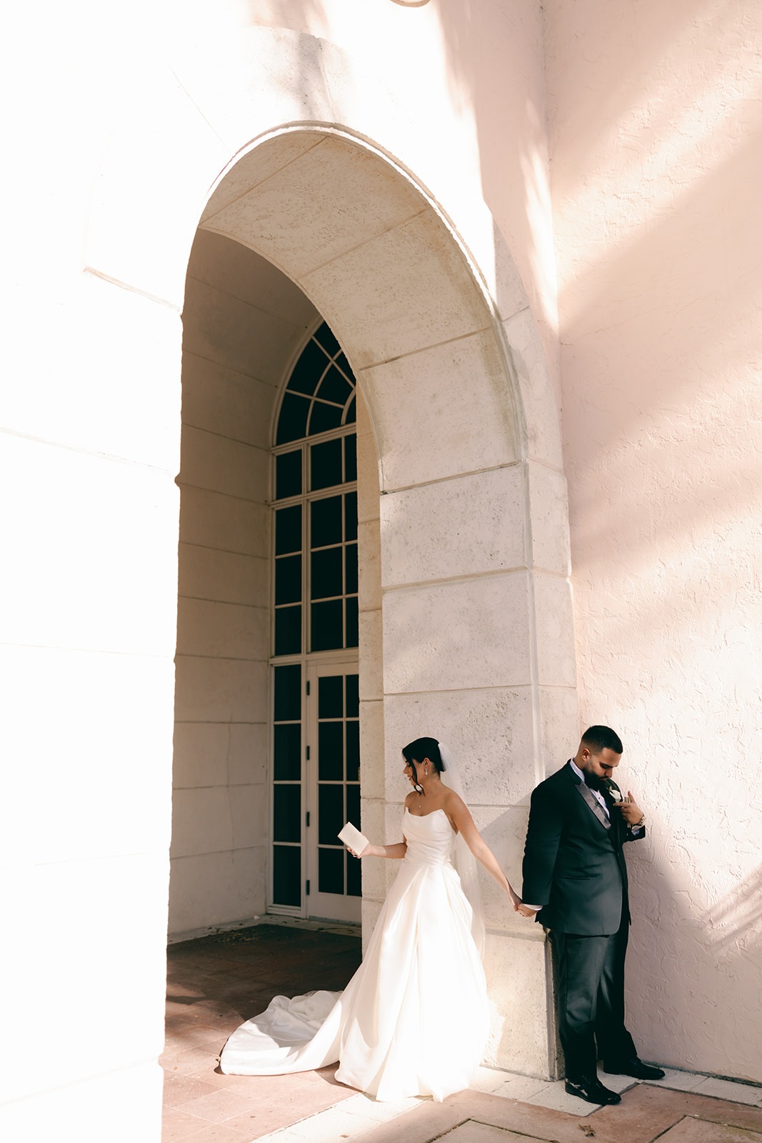miami wedding photos of the bride and groom