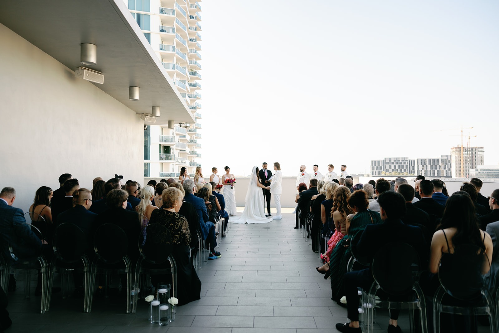 penthouse at riverside wharf photos of the ceremony