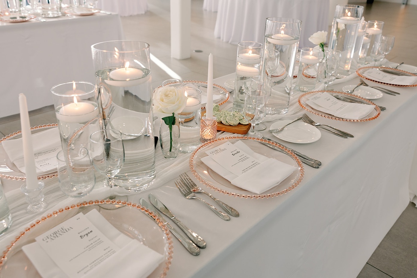 penthouse at riverside wharf photos of the table setting
