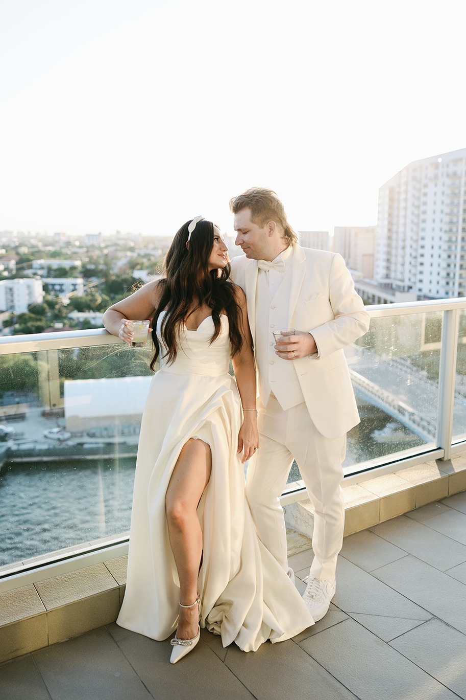 penthouse at riverside wharf wedding photos of the bride and groom