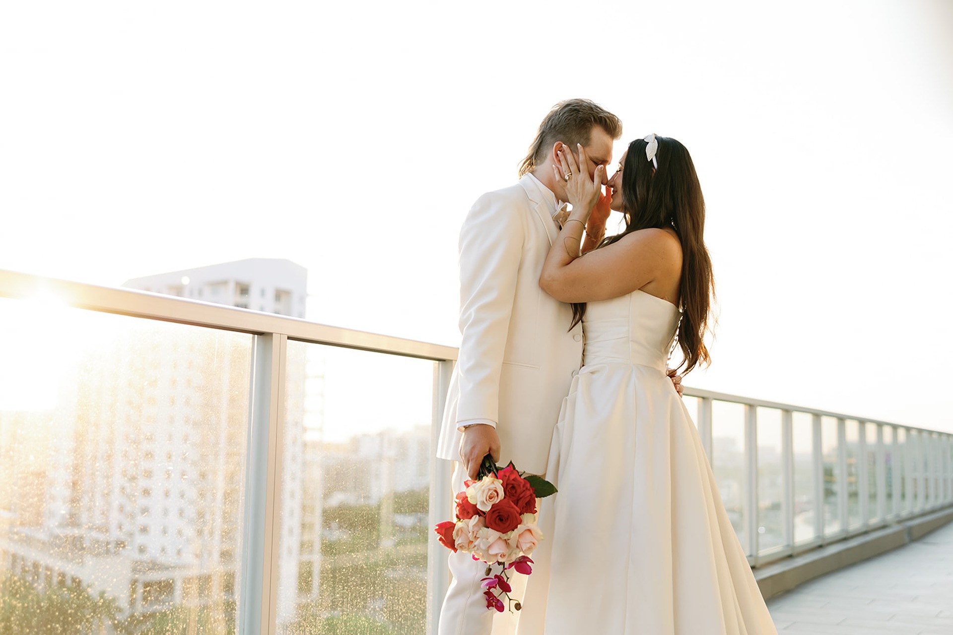 the penthouse at riverside wharf photos of the bride and groom