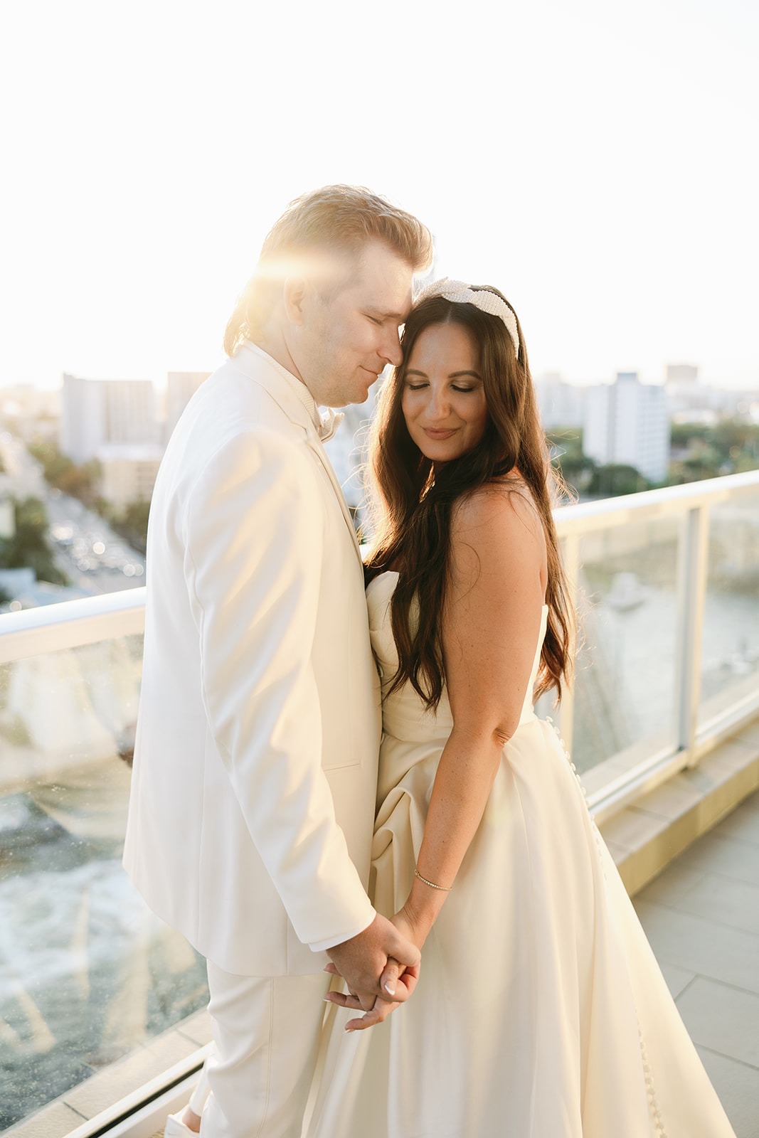 the penthouse at riverside wharf miami wedding photos