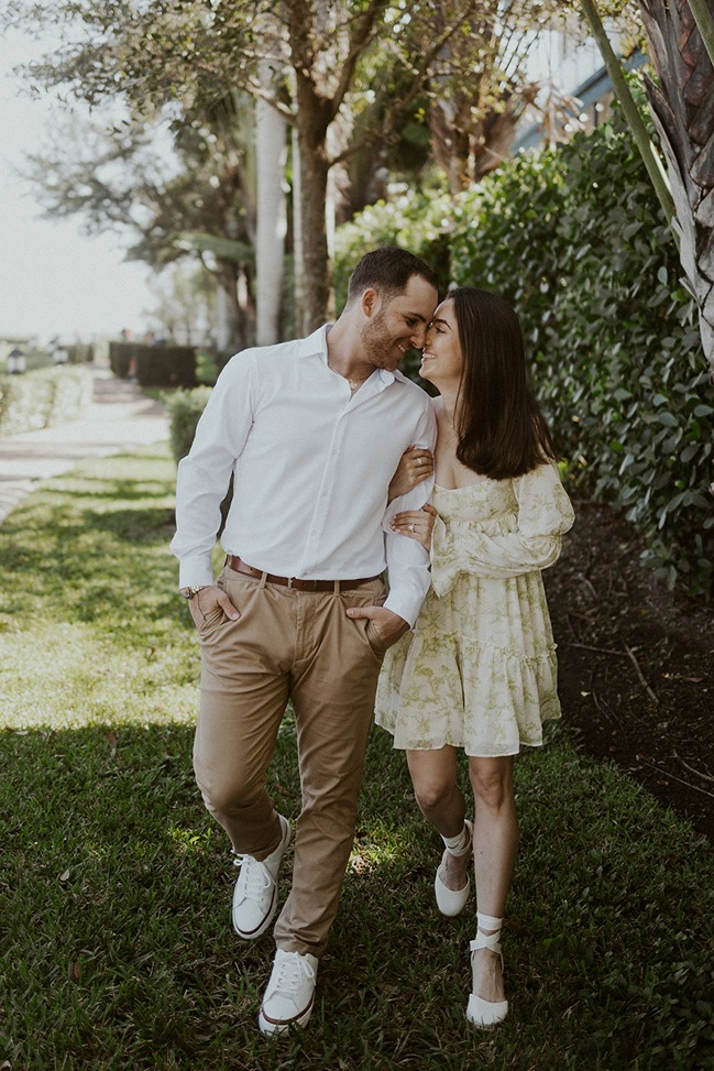 miami engagement photo locations at Deering Estate