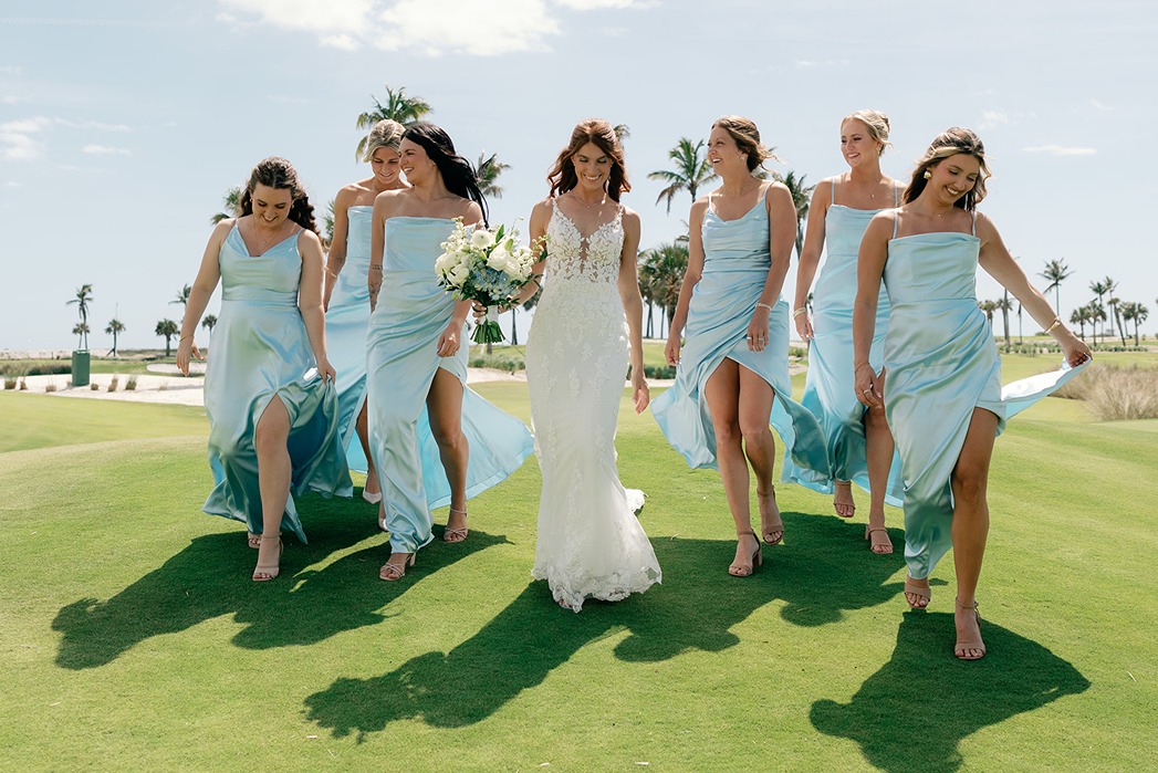 south seas island resort wedding photo of the bridal party