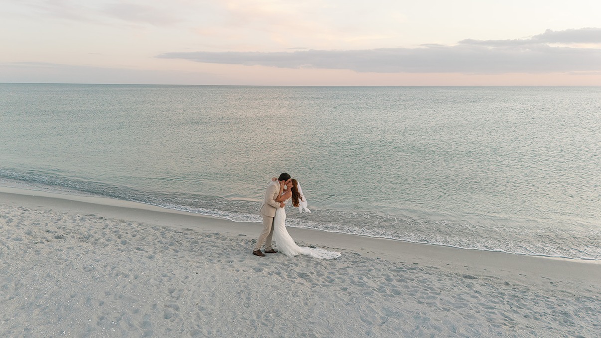 south seas resort captiva island wedding photo of the bride and groom