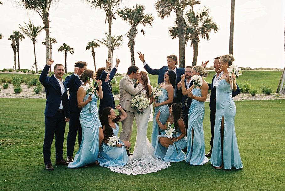 south seas resort captiva island wedding photo of the bridal party