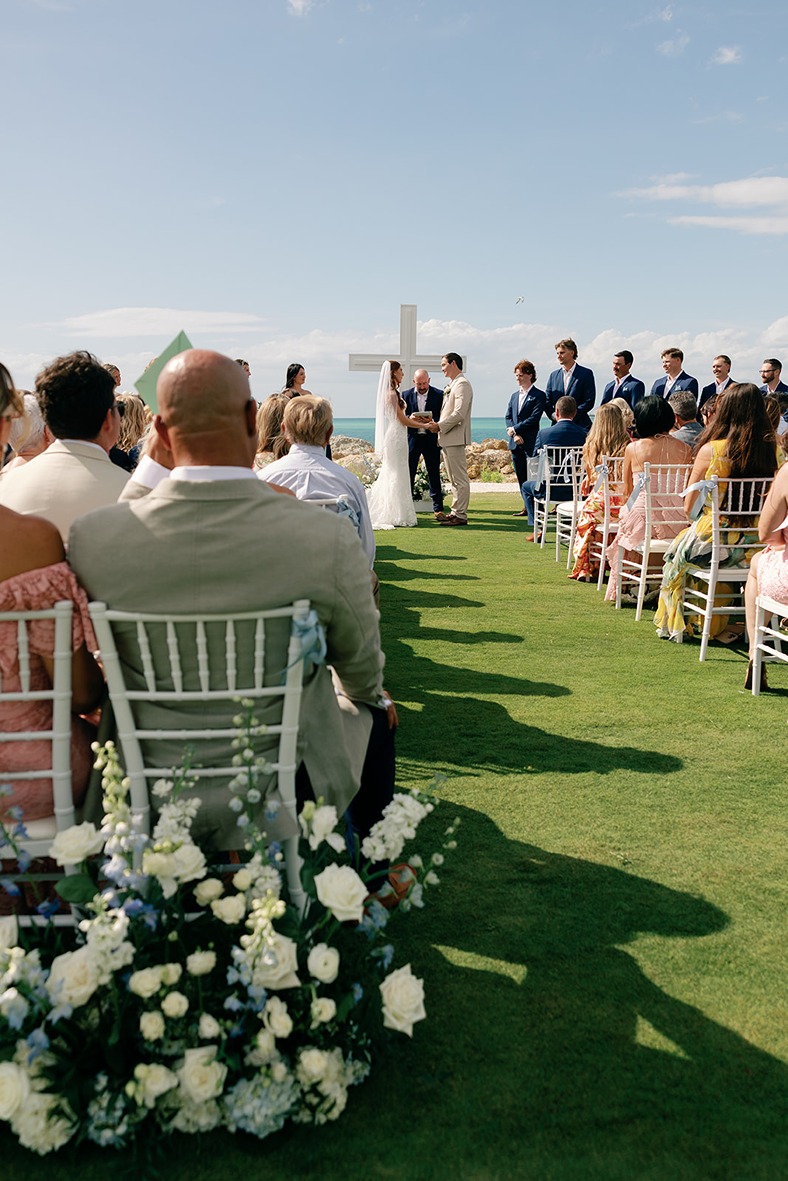 south seas resort wedding photo of the ceremony