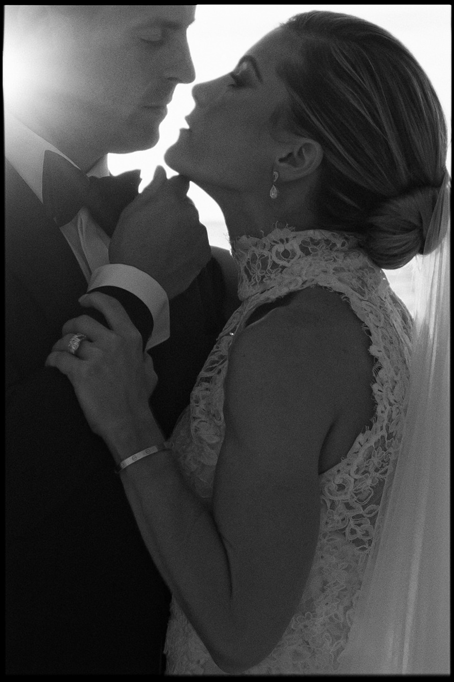 the bride and groom at their rosemary beach florida wedding